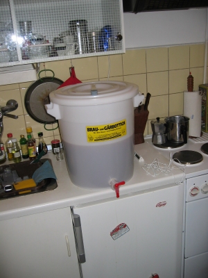 Start der Hauptgährung